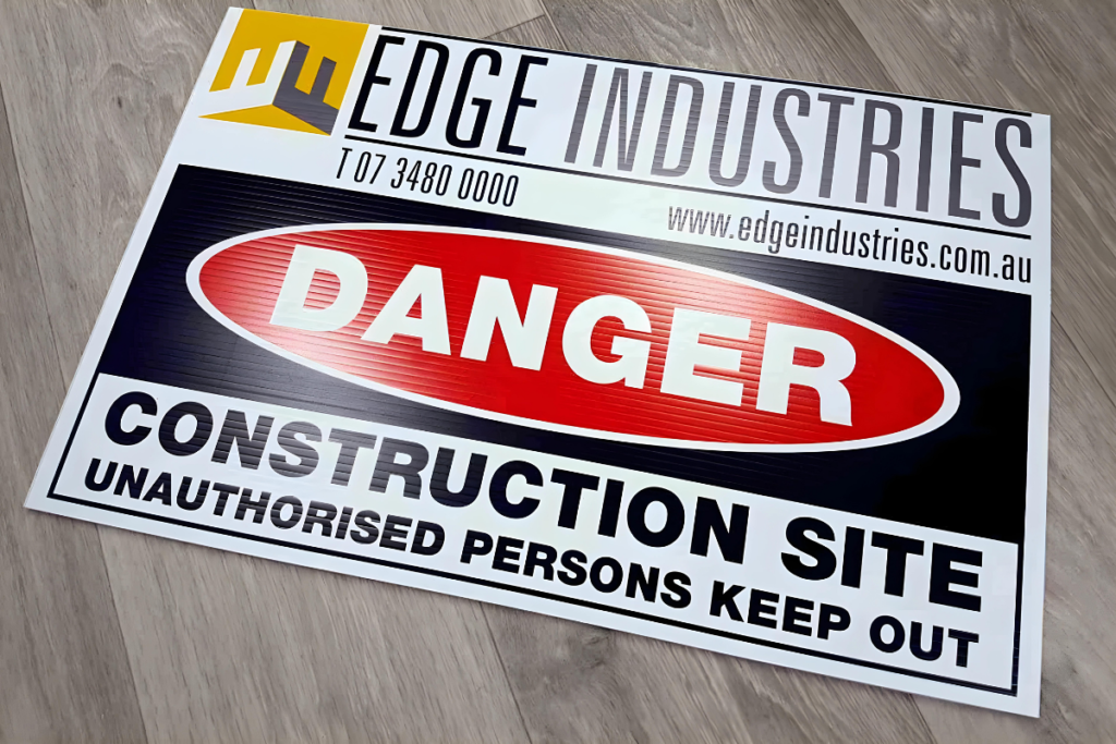 PP corrugated sheet for Signboard