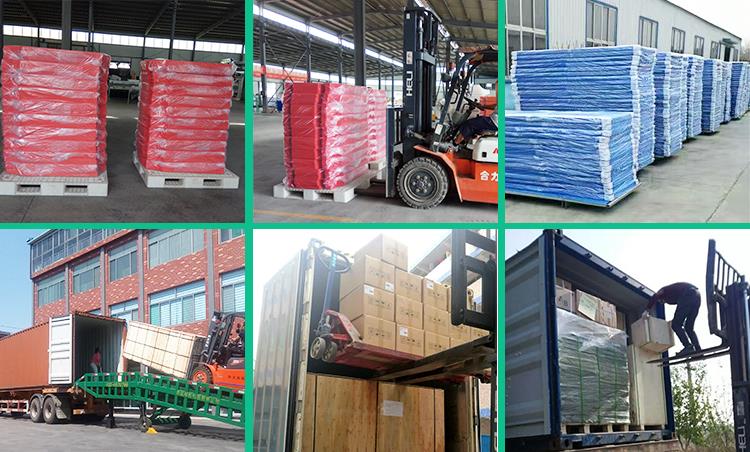 Products ready for export shipping